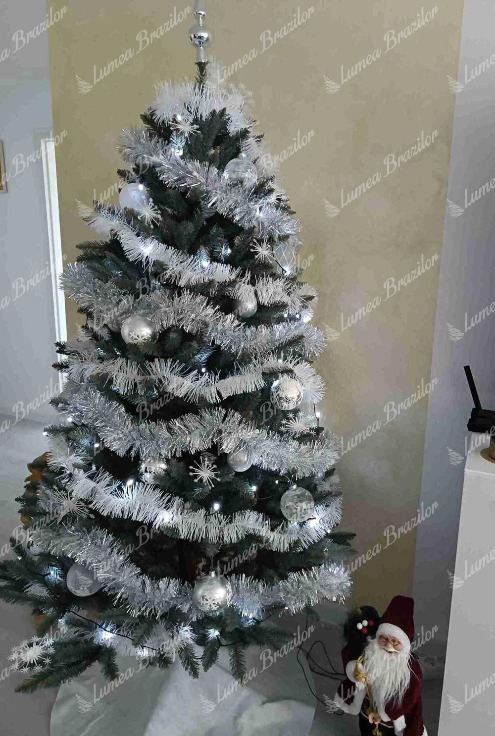 Pom de Crăciun artificial Molid Argintiu