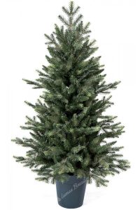 Brad de Crăciun 3D artificial Caucazian în ghiveci 105cm