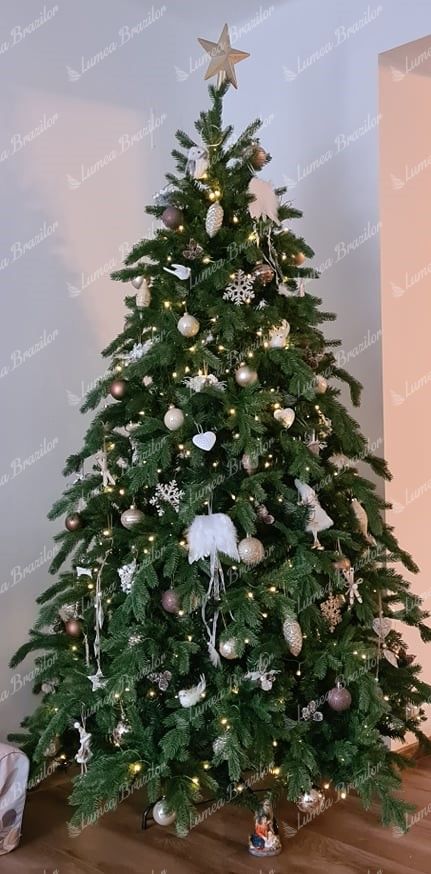 Brad de Crăciun 3D artificial Molid Exclusiv 210cm