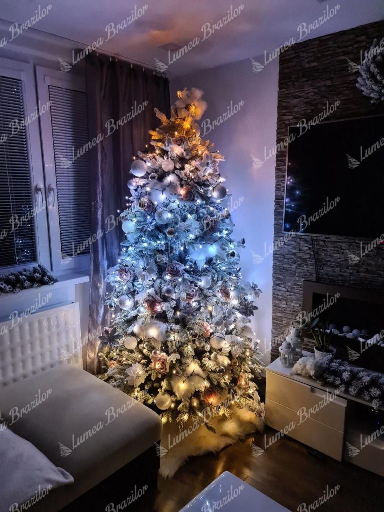 Instalație de Crăciun în ediție gold cu LED-uri pentru pomul de Crăciun Twinkly
