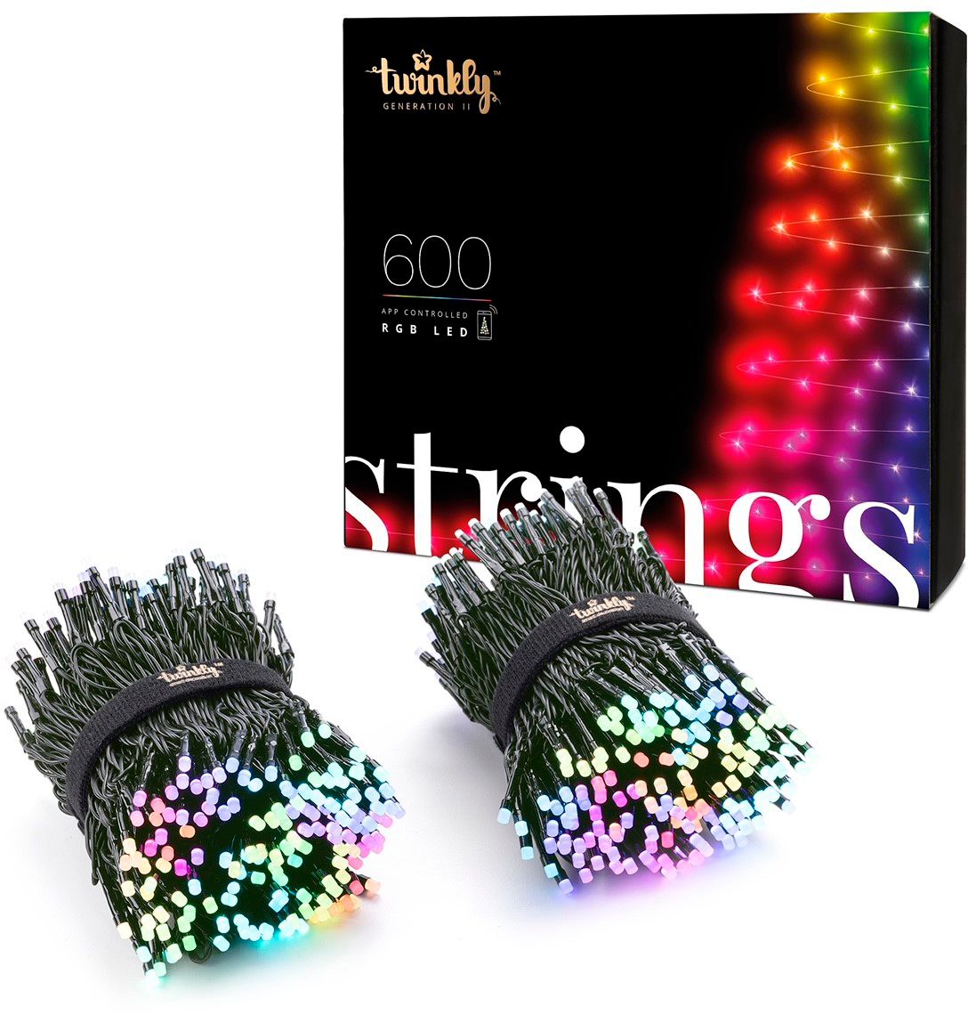 Luminițe LED colorate Twinkly pentru pomul de Crăciun