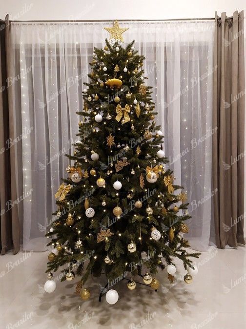 Pom de Crăciun artificial 3D Molid Alpin 210cm