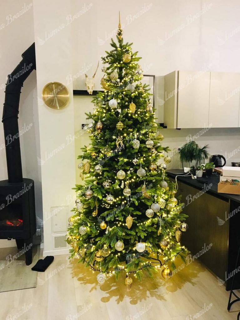 Pom de Crăciun artificial 3D Molid Italian 240cm