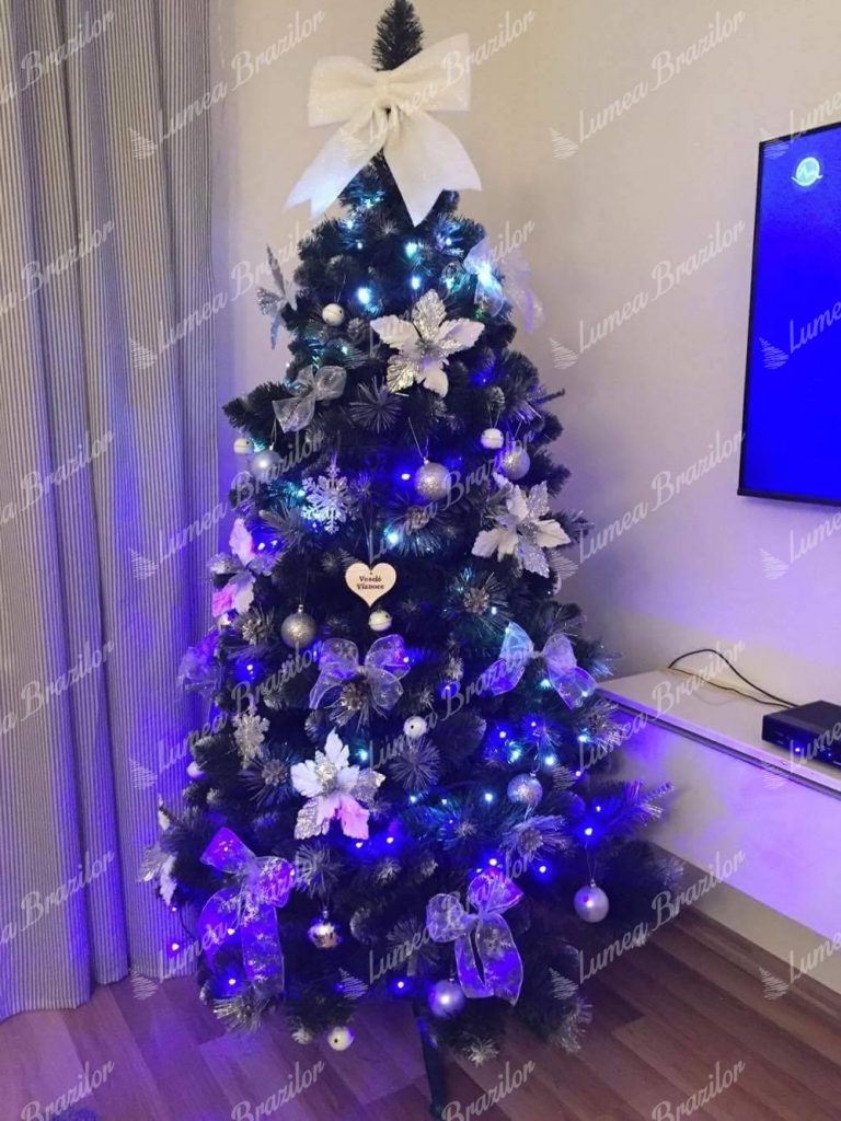 Pom de Crăciun artificial Pin Argintiu 180cm