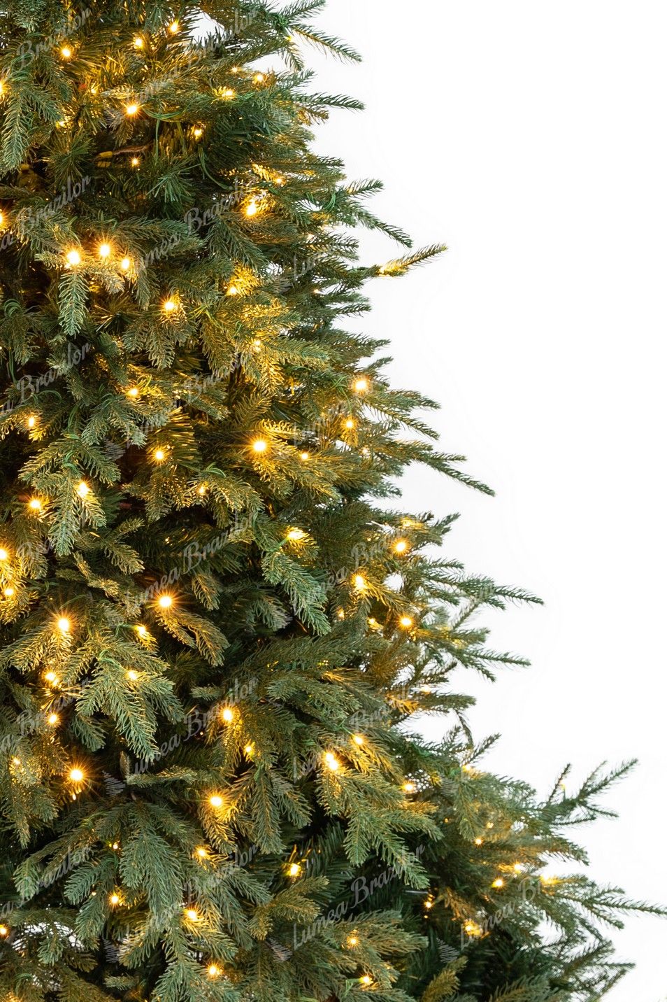 Pom de Crăciun artificial 3D Molid Masiv LED