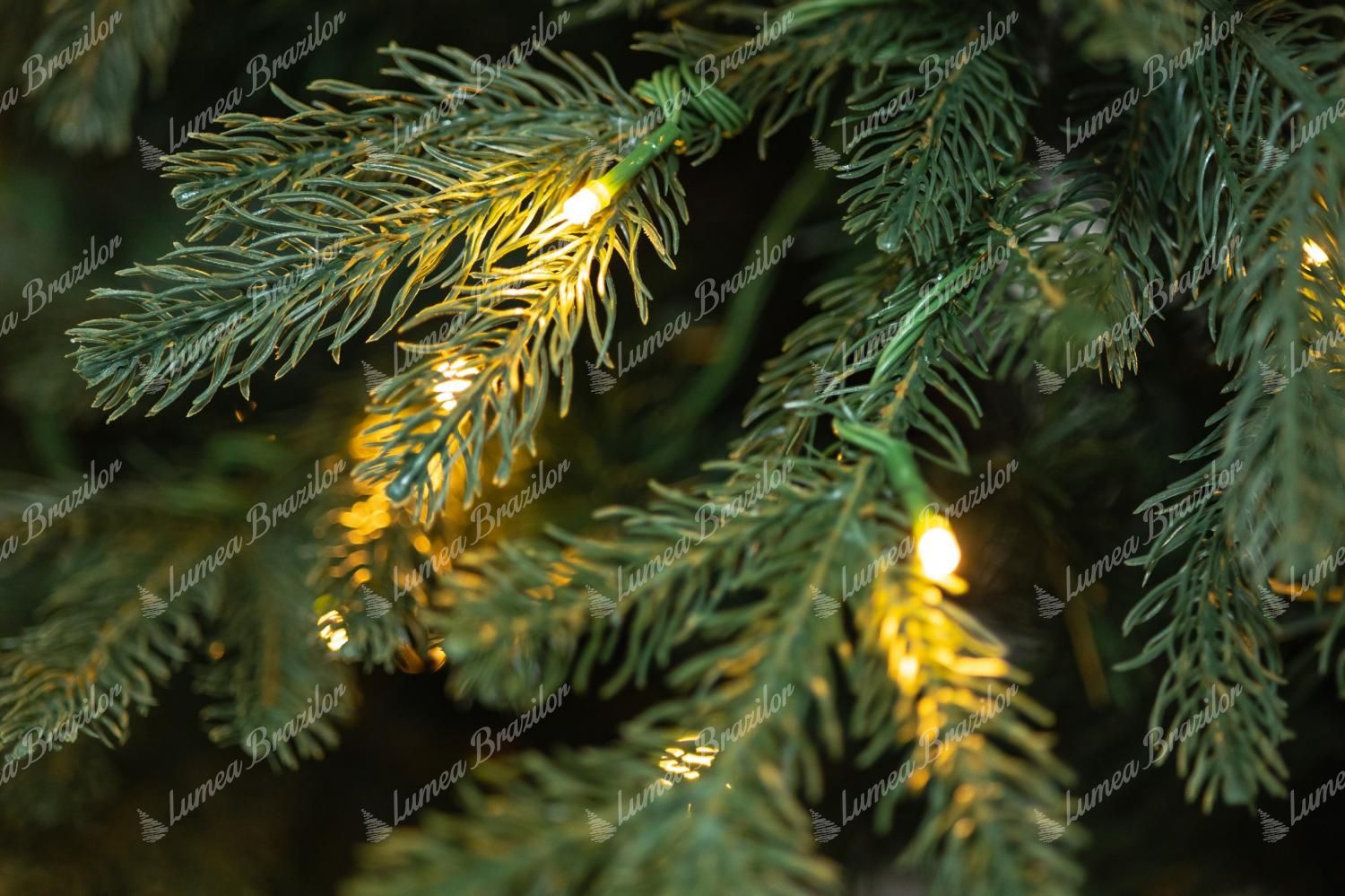 Pom de Crăciun artificial 3D Molid Masiv LED