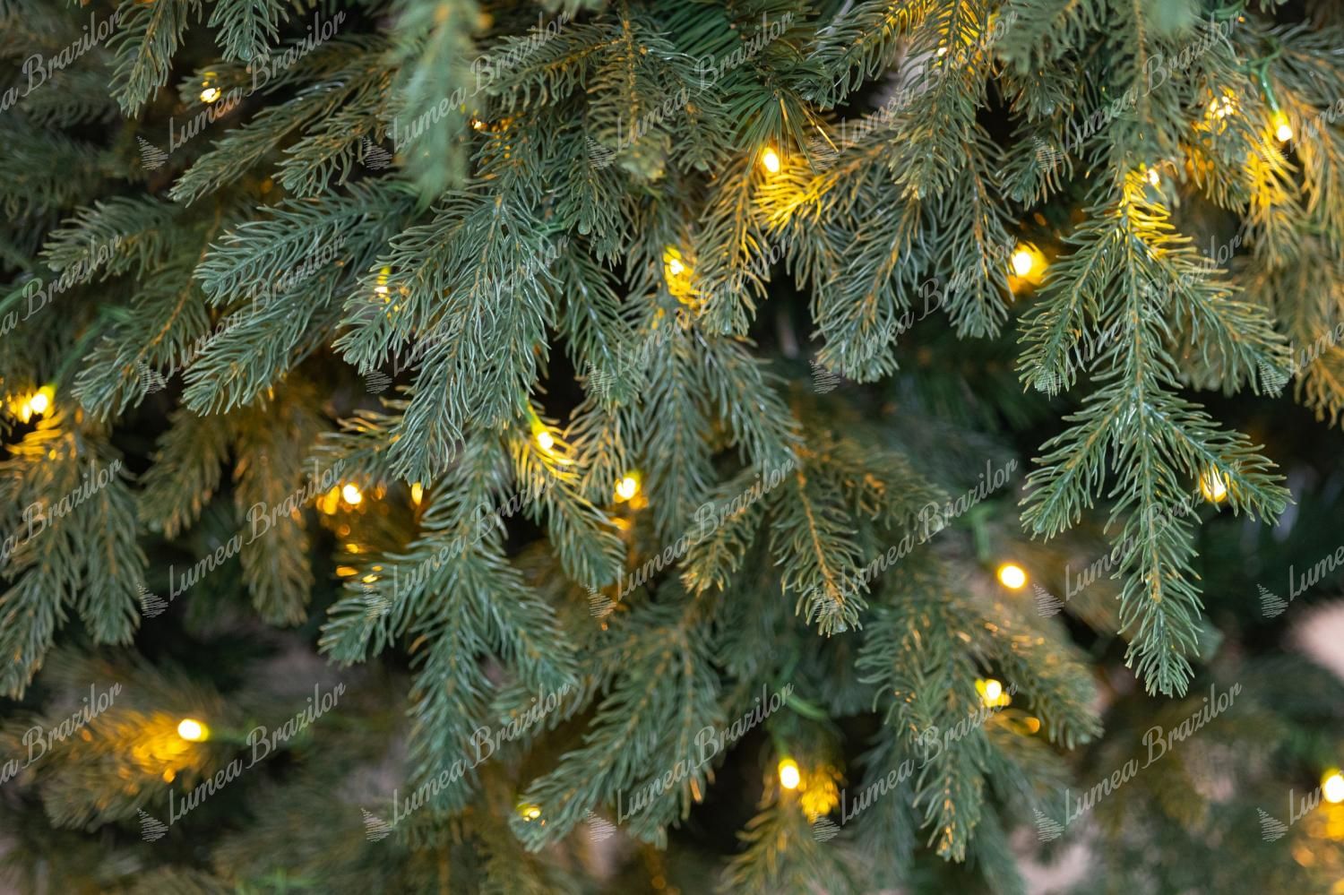Pom de Crăciun artificial 3D Molid Masiv LED