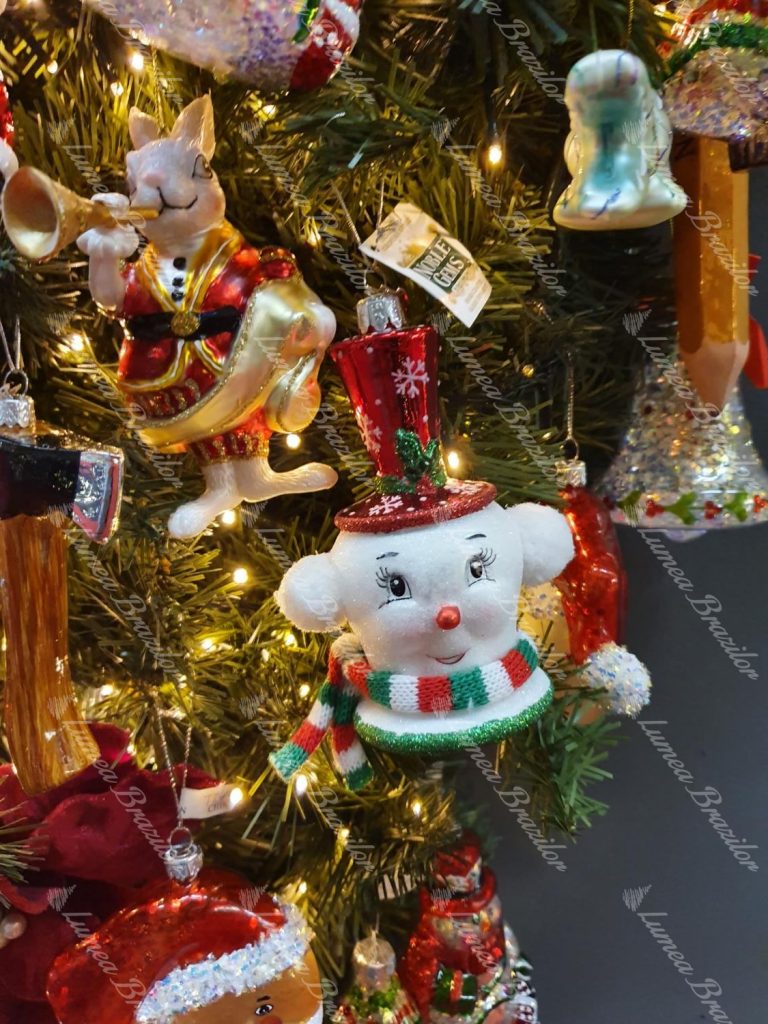 Decorațiuni de crăciun pe Copac