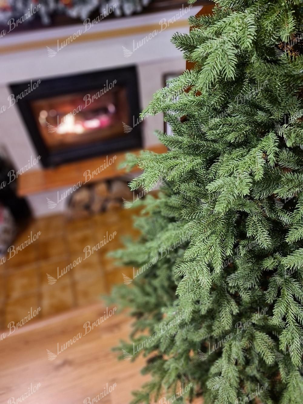 Brad de Crăciun FULL 3D artificial Molid Exclusiv 210cm