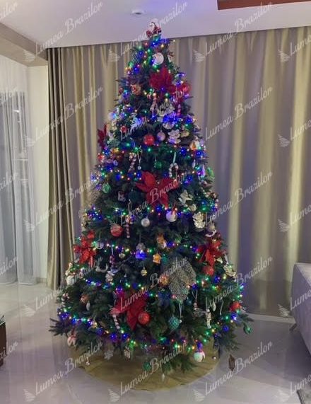 brad de craciun impodobit - Pom de Crăciun artificial 3D Brad Caucazian XL 240cm