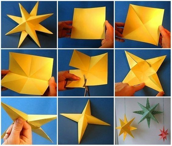 Ornament de Crăciun din hârtie -Crăciuniță