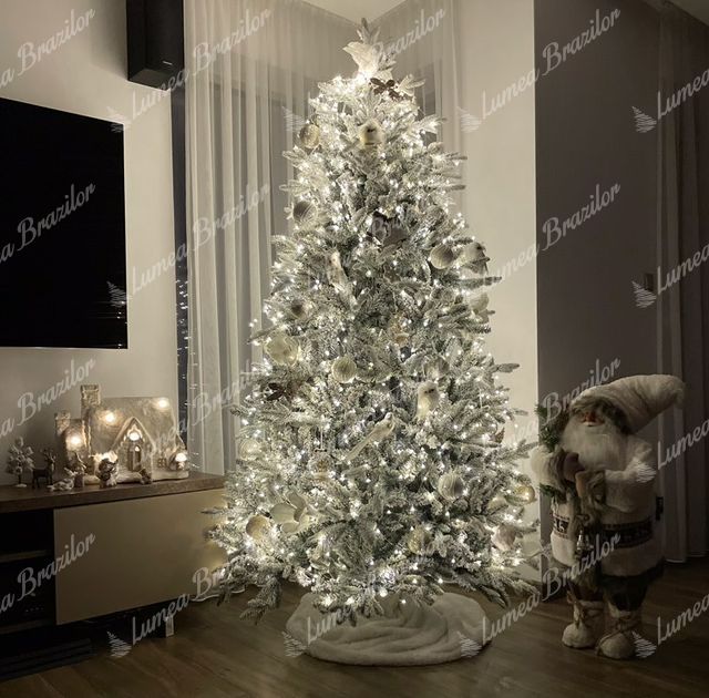 Pom de Craciun artificial 3D Molid Royal 210cm