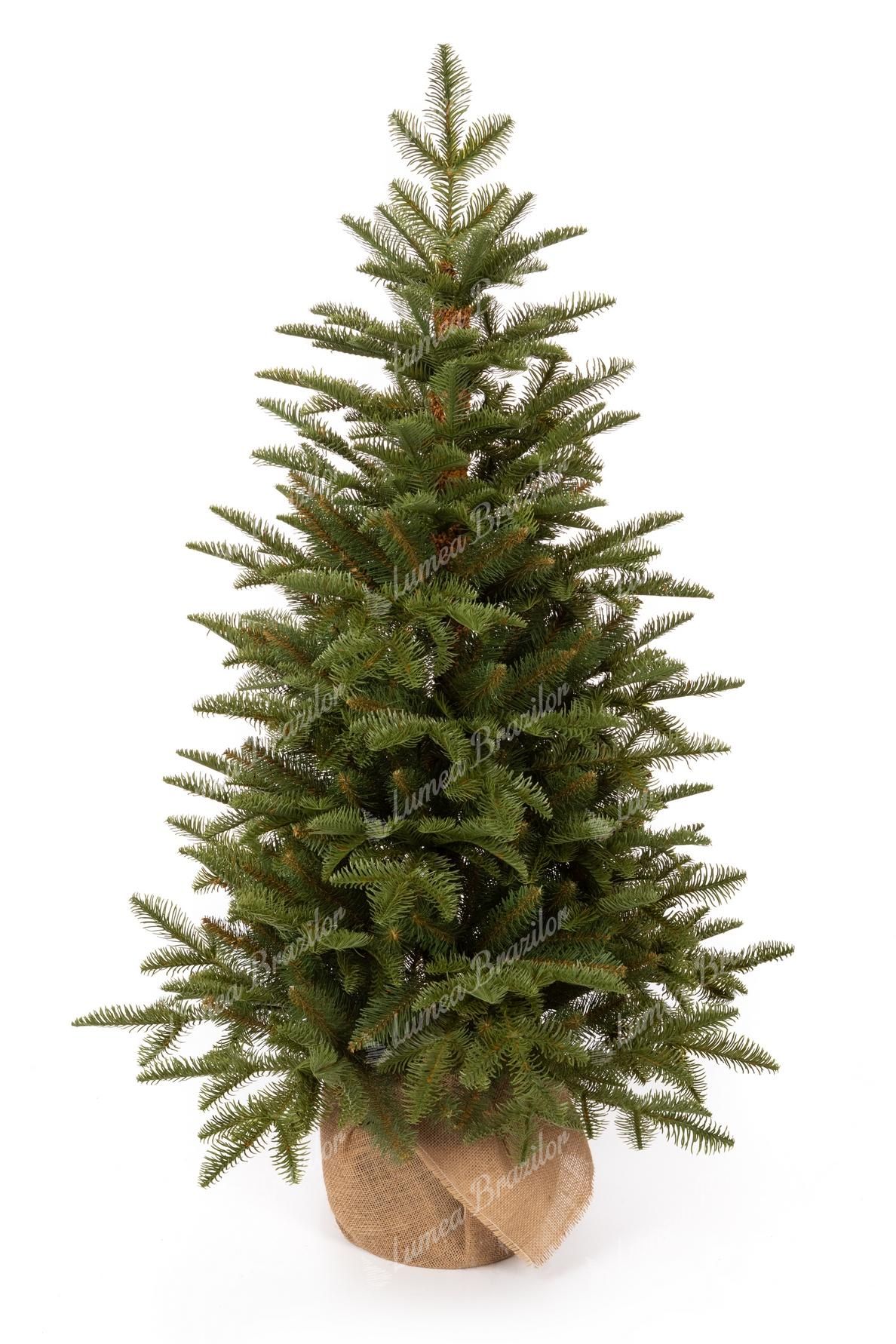 Pom de Crăciun în ghiveci 3D Brad Natural