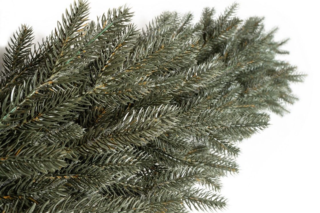 Vianočná girlanda 3D Smrek Alpský detail zeleného ihličia