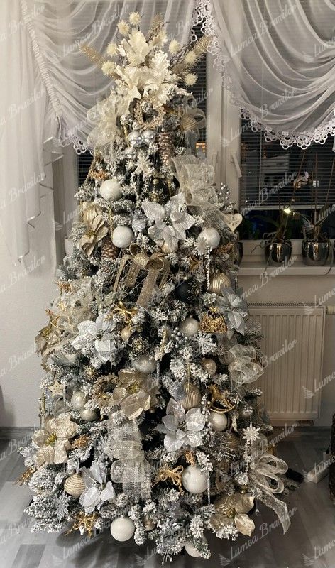 Împodobit Pom de Crăciun artificial Molid Nordic 210cm