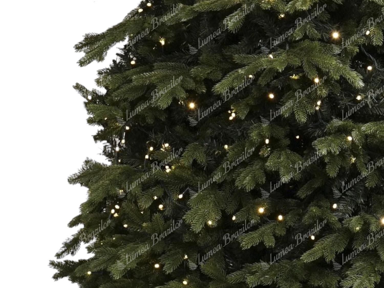 Brad de Crăciun gigantic 3D brad Exclusiv 400cm LED