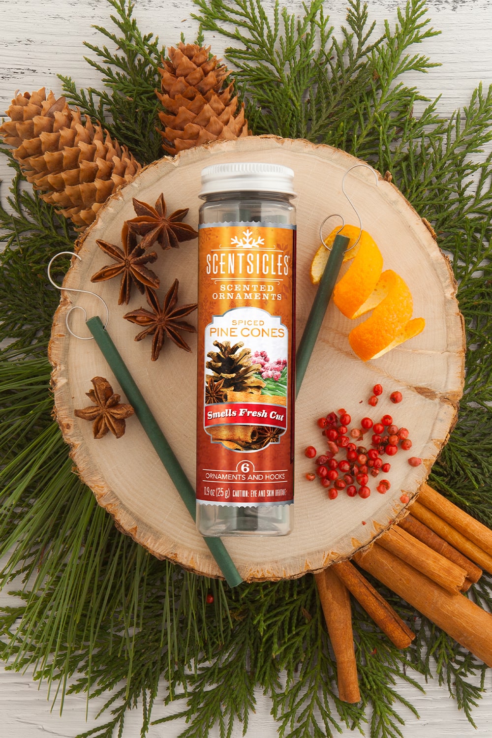 Bețișoare parfumate pentru brad Spiced Pine Cone