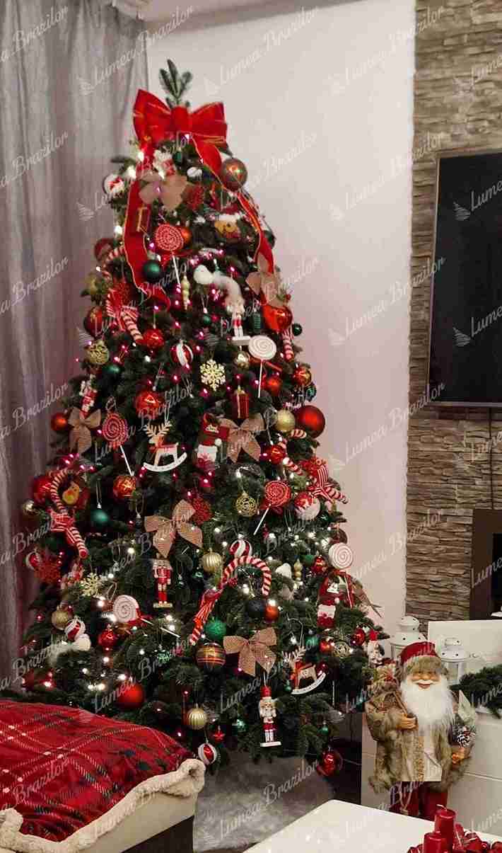 Brad artificial 3D Brad Fermecător 210cm