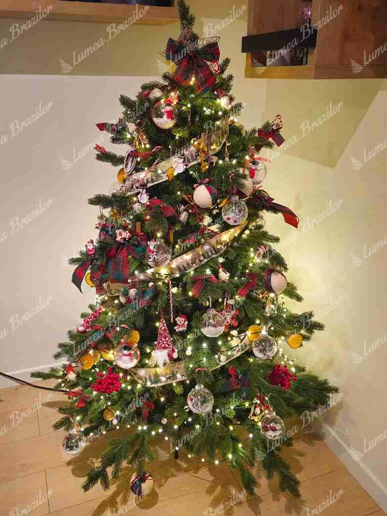 Brad de Crăciun 3D artificial Molid Exclusiv 150cm