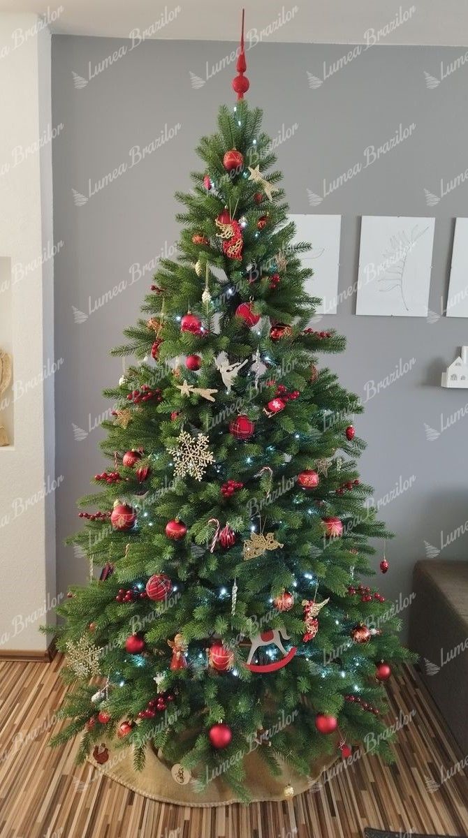 Brad de Crăciun artificial FULL 3D Molid Finlandez 210cm