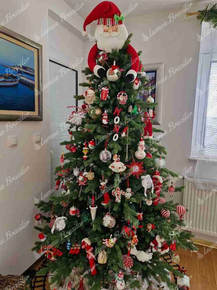 Brad de Crăciun FULL 3D artificial Molid Exclusiv 210cm