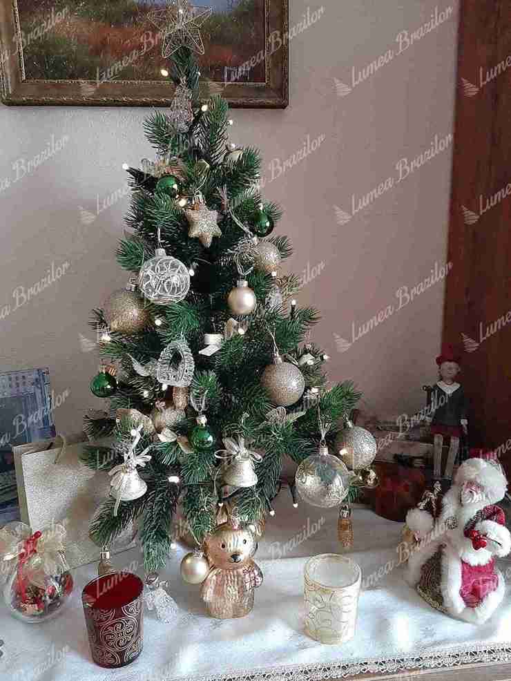 Pom de Crăciun artificial 100% 3D Molid Mini 60cm