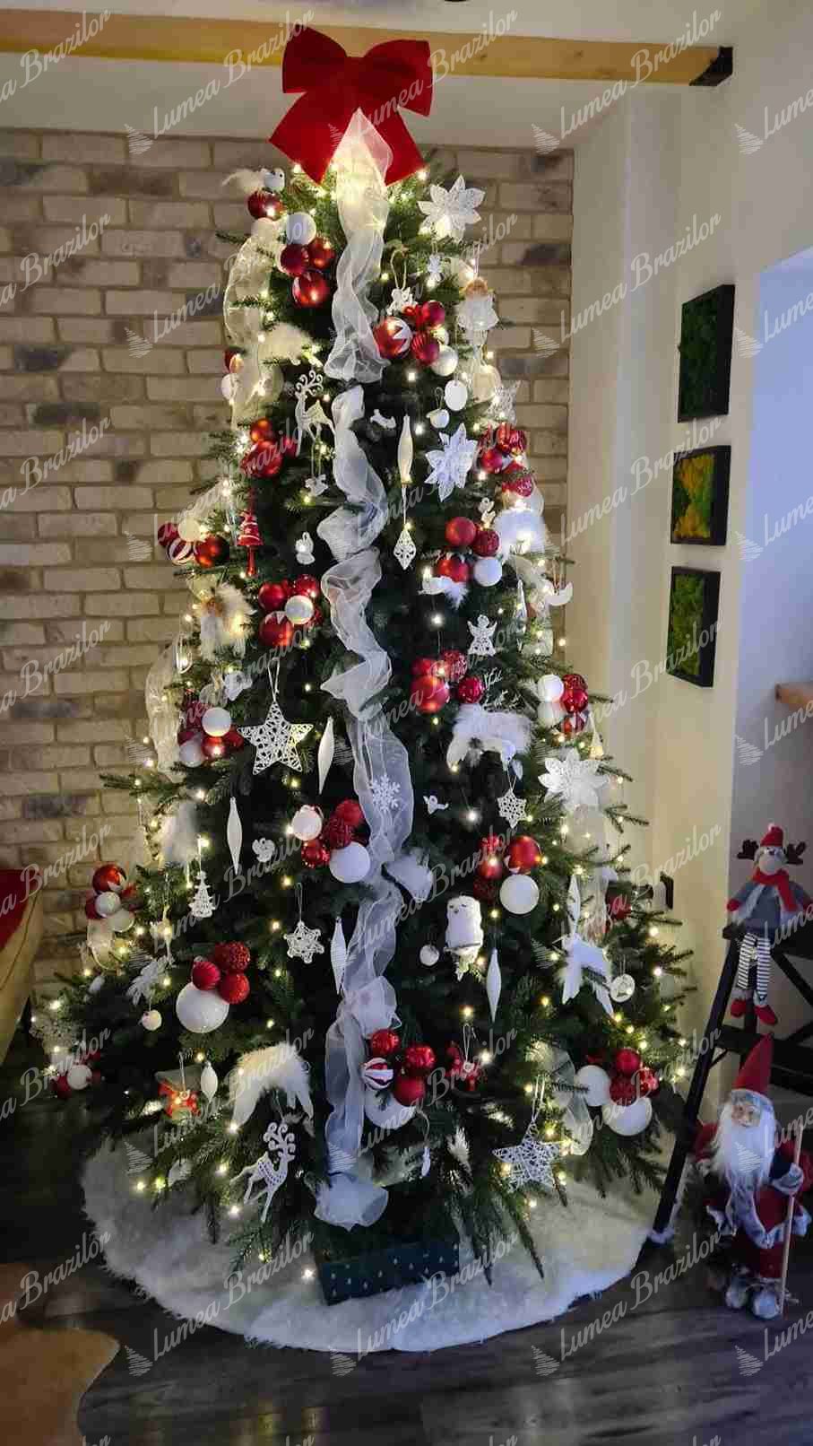 Pom de Crăciun artificial 3D Molid Masiv 240cm