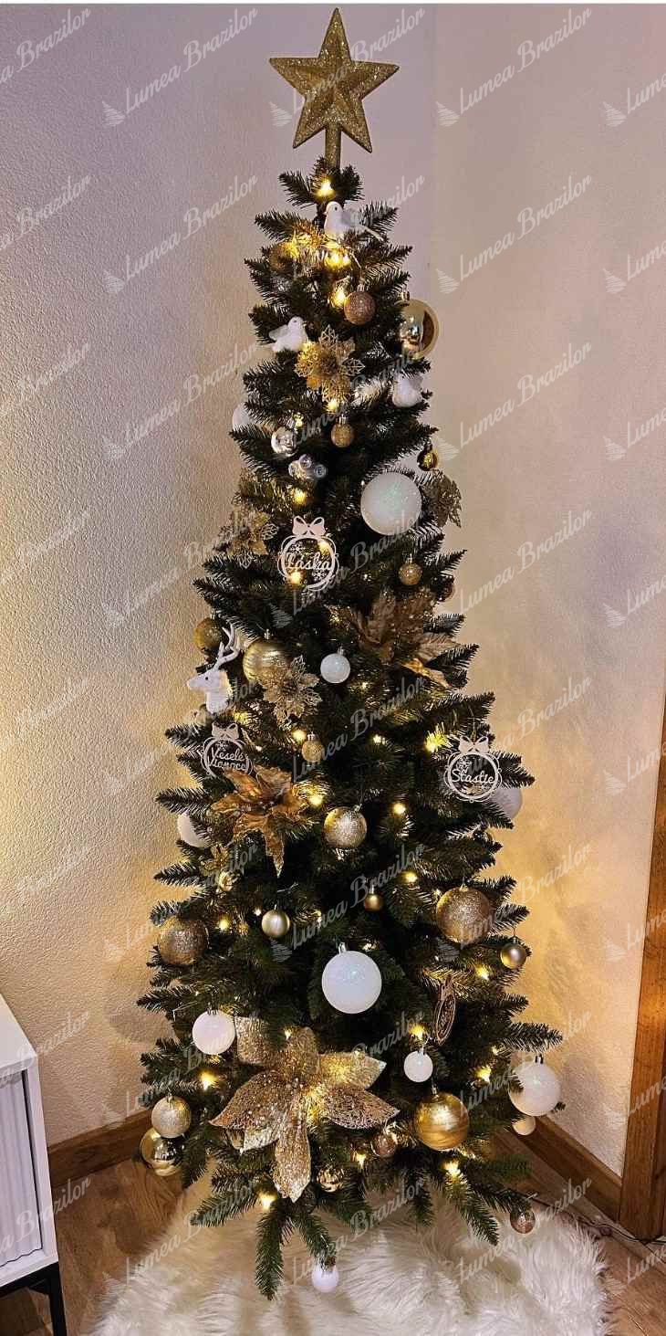 Pom de Crăciun artificial Molid Norvegian Slim 180cm