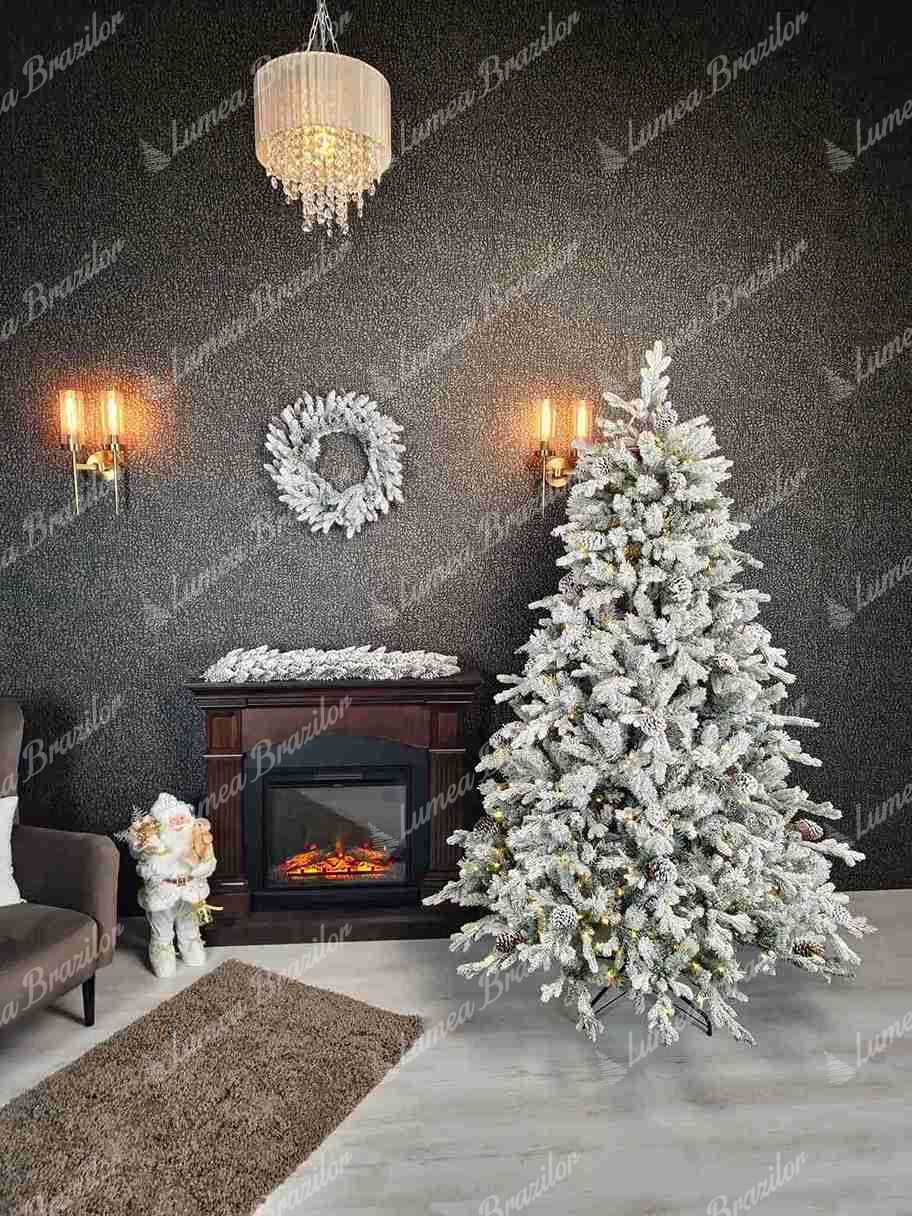 Brad artificial 3D Polar 210cm 550LED