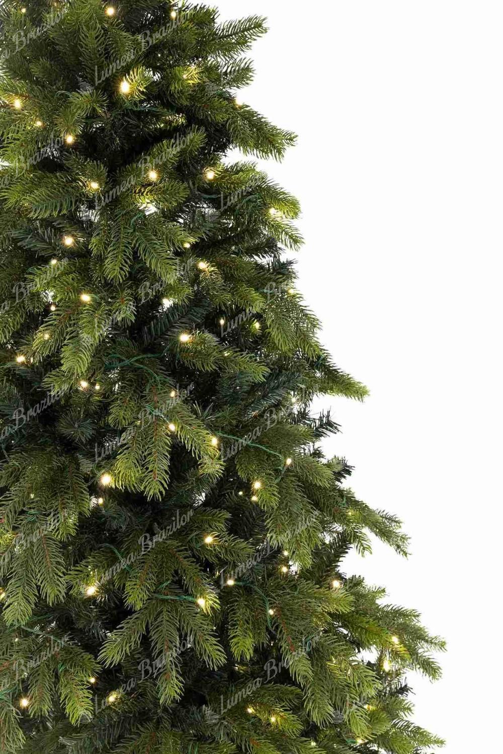 Pom de Crăciun artificial 3D Molid Scandinav 240cm LED600