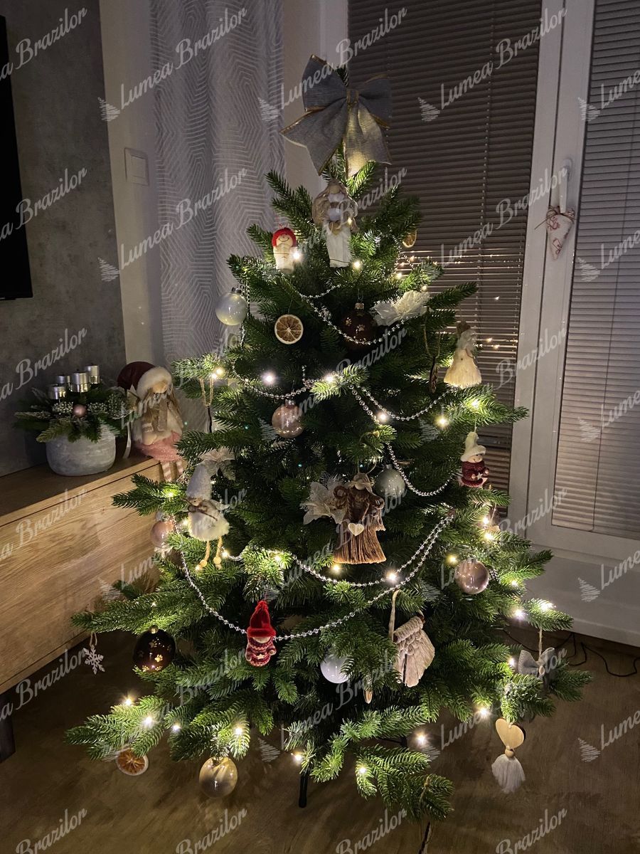 Brad de Crăciun 3D artificial Molid Exclusiv 120cm