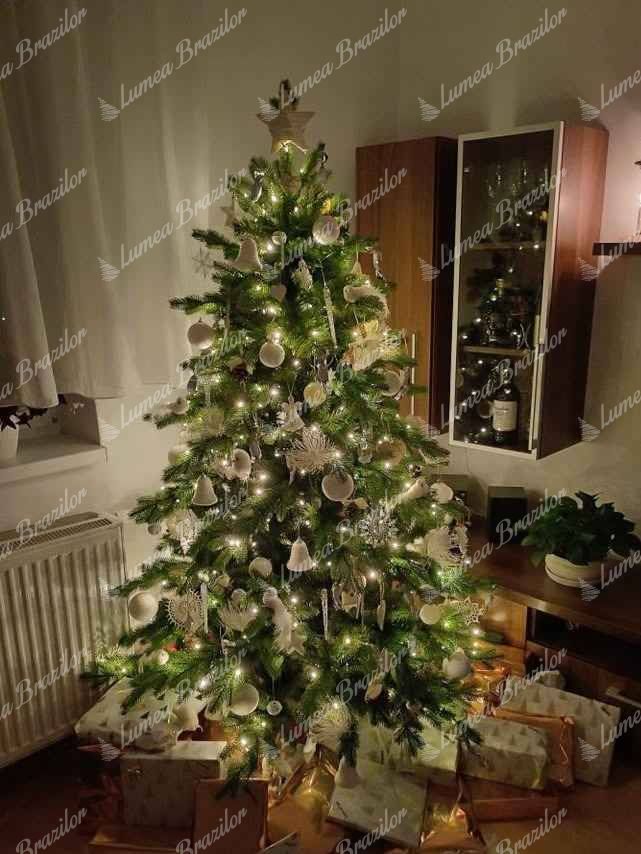 Brad de Crăciun 3D artificial Molid Exclusiv 180cm