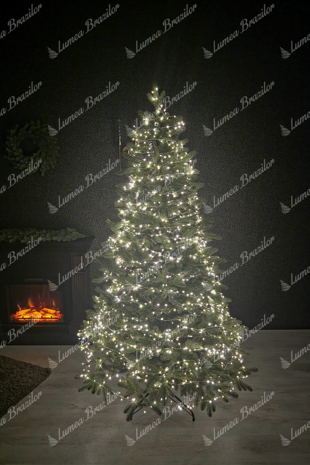 NANO LED luminițe de Crăciun pentru brad alb cald 24m 800LED