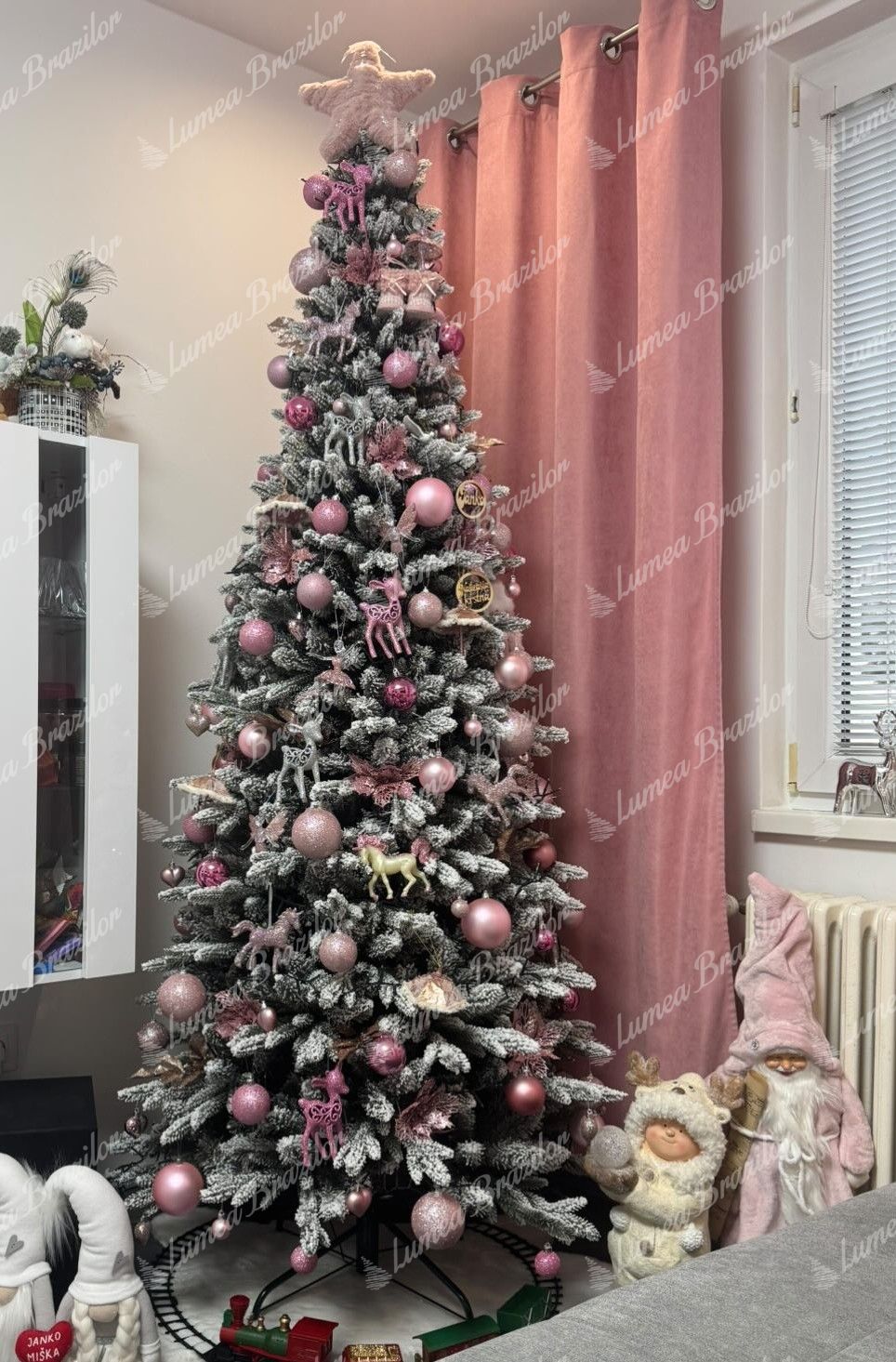 Pom de Crăciun 3D Molid Royal Slim 210cm